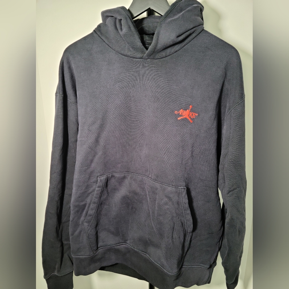 Nike Air Jordan x Awake NY Fleece Hoodie Black Size Men Large NEW